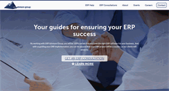 Desktop Screenshot of erpadvisorsgroup.com